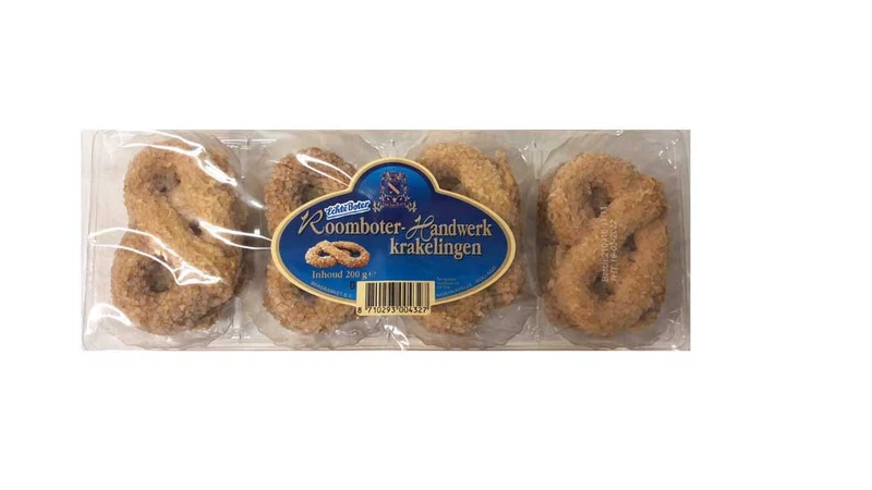 Bergbanket Butter Krakelingen (pretzels) with Sugar 200g