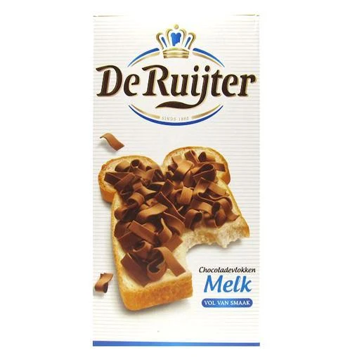 De Ruijter Milk Chocolate Flakes 300g
