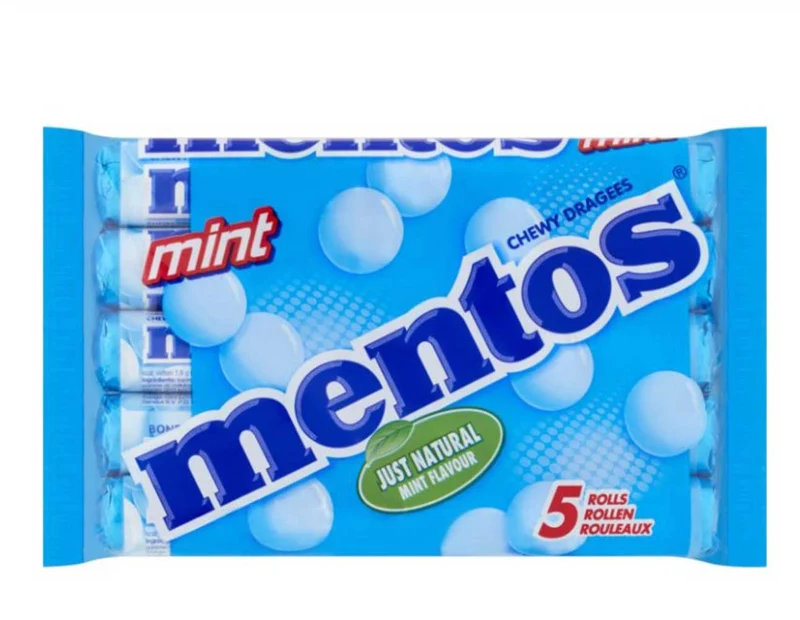 Mentos Mints 5pk (5 x 37.5g) 188g