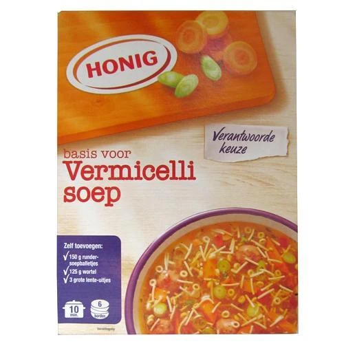 Honig Vermicelli (fine noodle) Soup Mix 96g