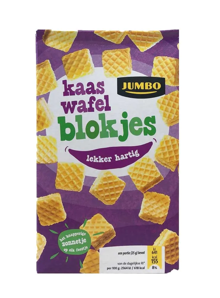 Jumbo Cheese Waffle Blocks 100 g