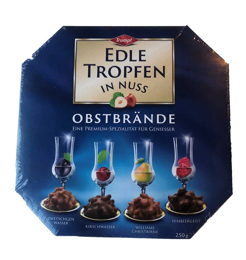 Trumpf Edel Tropfen with Fruit Brandy 250 g (blue)