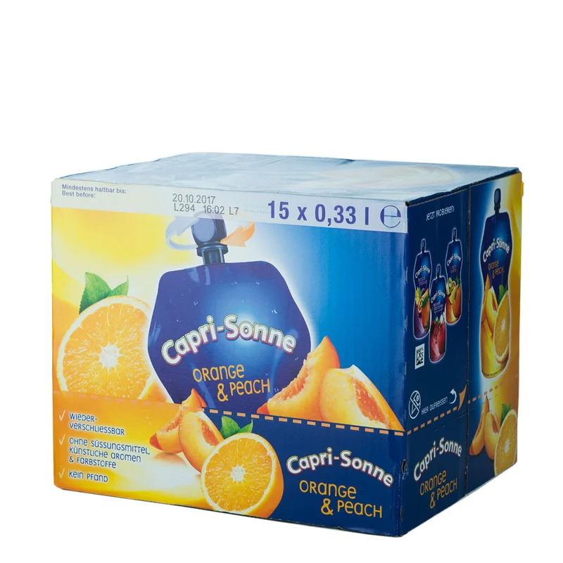 CAPRISUN ORANGE-PEACH 15x33 CL.