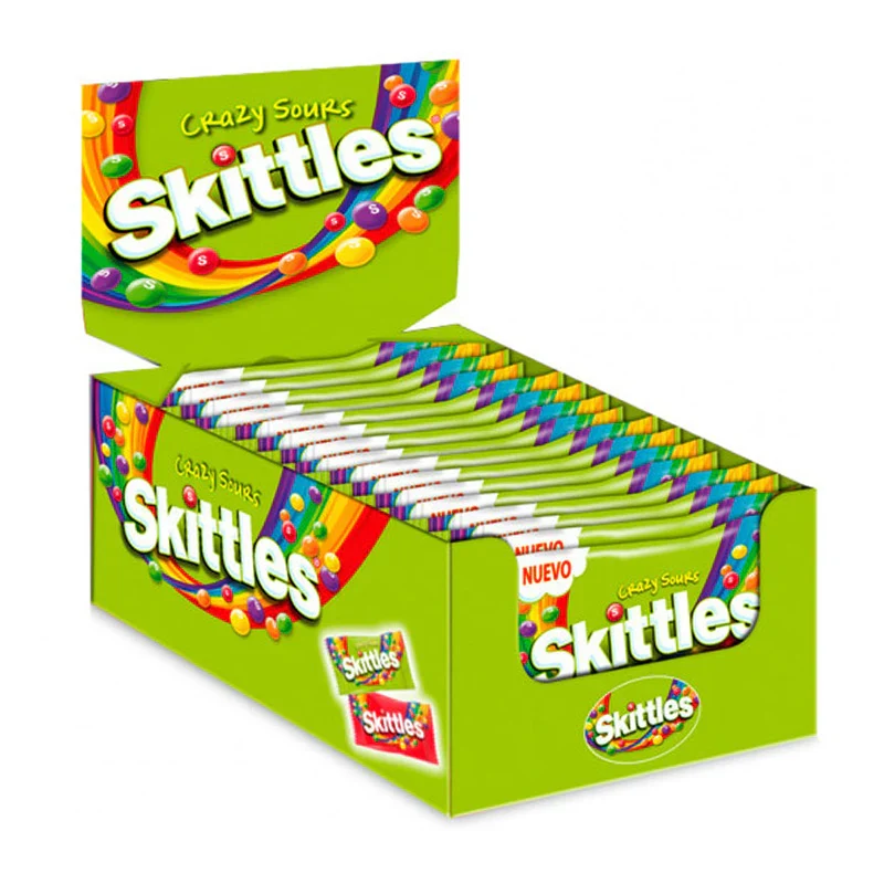 SKITTLES CRAZY SOURS 14x38 GR.