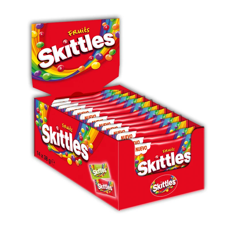 SKITTLES FRUITS 14x38 GR.