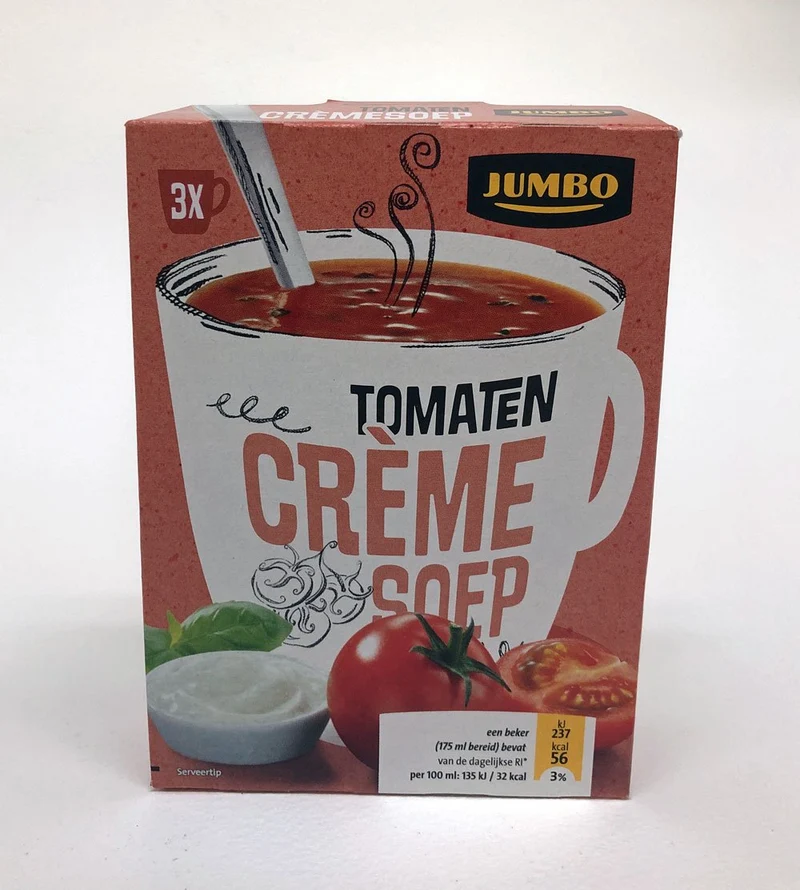 Jumbo Instant Cream of Tomato Soup Mix 45g