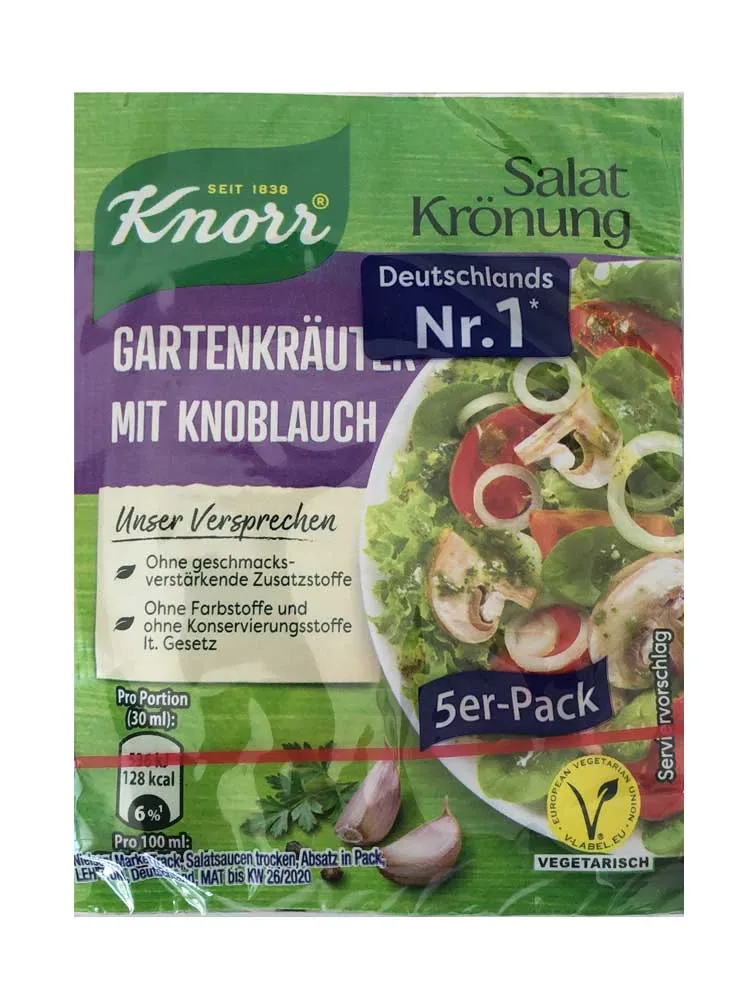 Knorr Salat Kronung Garlic/Garden Art 5pk 45g