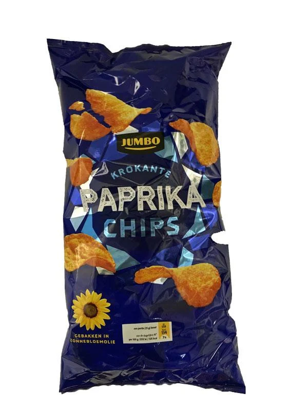 Jumbo Paprika Chips 250g