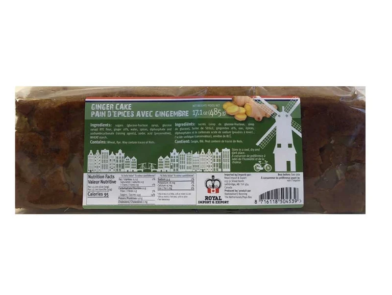 Royal Ginger (gember koek) Cake 485g