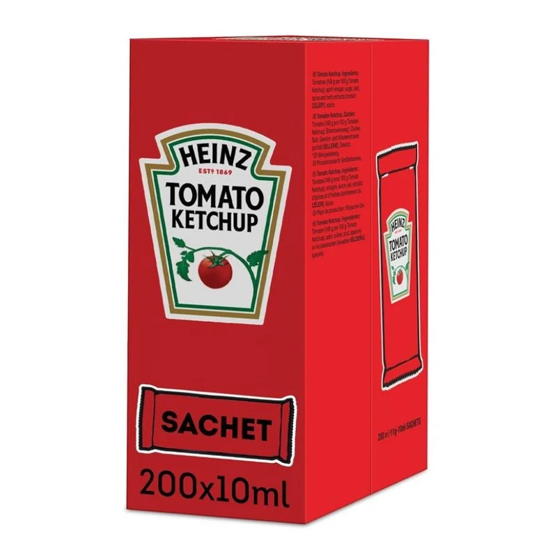 HEINZ KETCHUP SOBRES 200x10 ML.