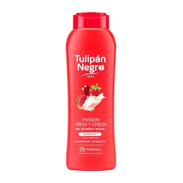 TULIPAN NEGRO GEL FRESA/CEREZA 650 ML.