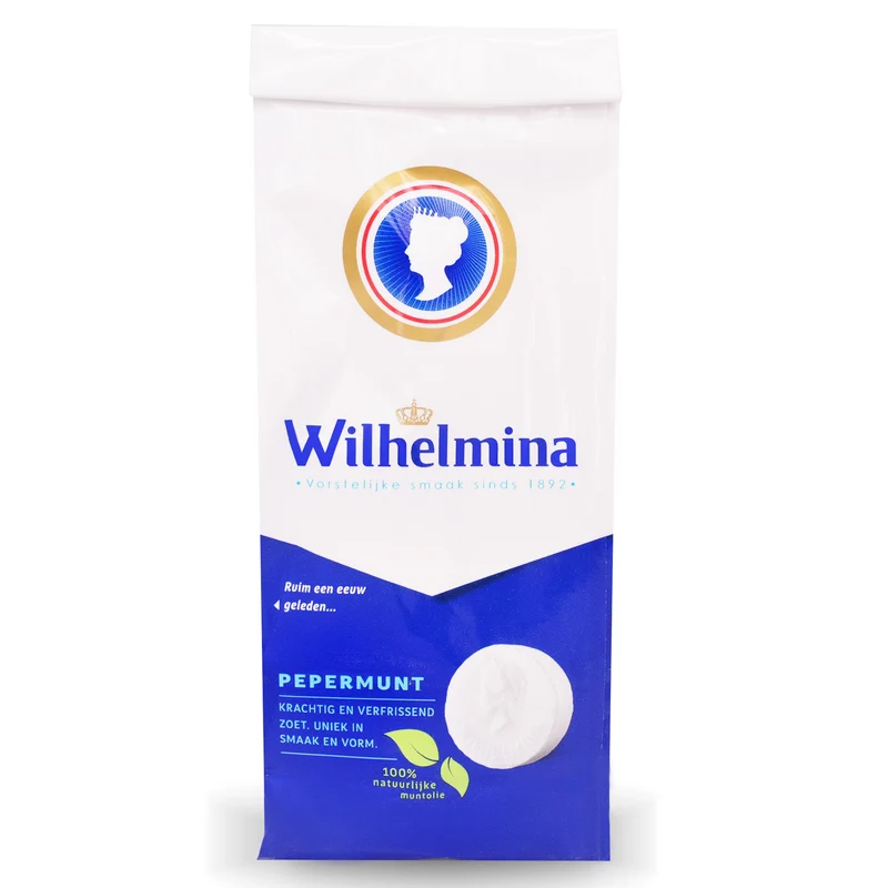 Wilhelmina Peppermints Bag 200g