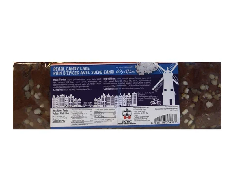 Royal Pearl Candy Cake 485g