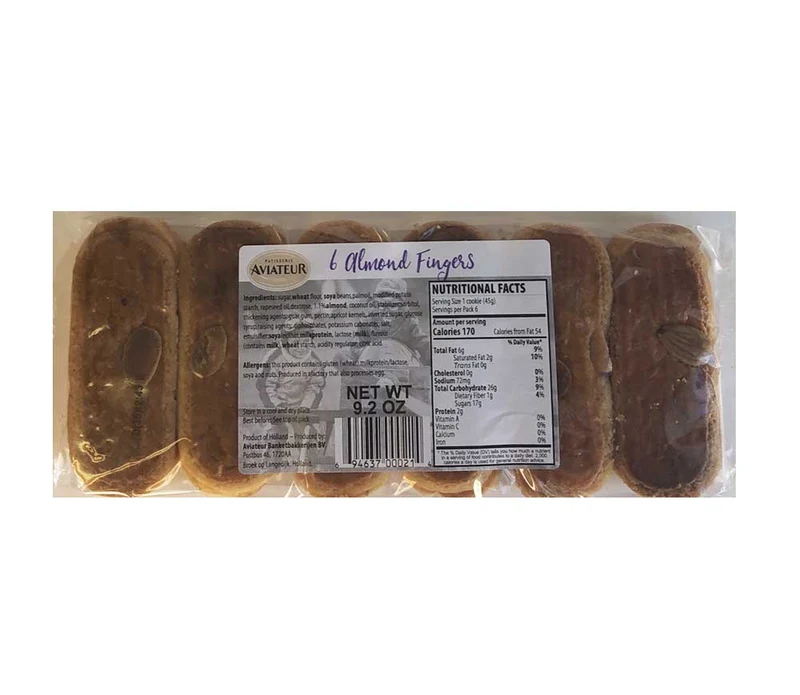 Aviateur Almond Fingers 280g