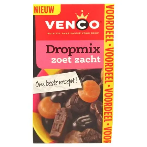 Venco Dropmix Soft Sweet Licorice 500g