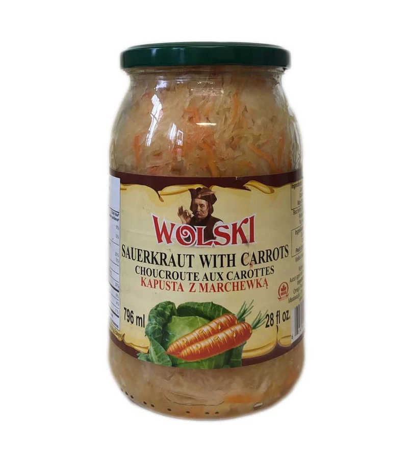 Wolski Sauerkraut with Carrots 796ml