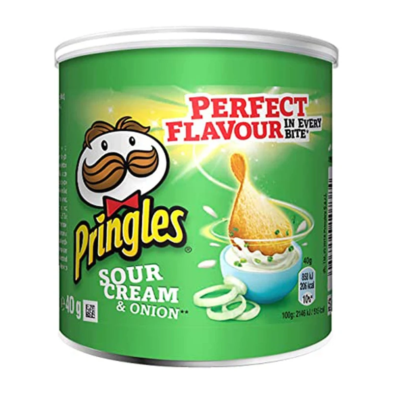 PRINGLES PATATAS CREAM & ONION 12x40 GR.