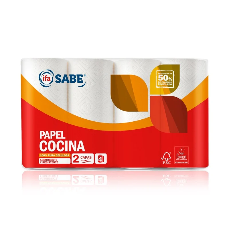 IFA-SABE PAPEL COCINA BLANCO 2C. 4 R.