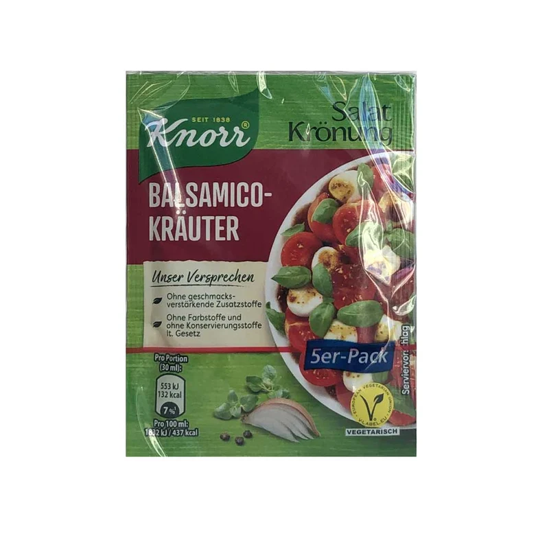 Knorr Salat Kronung Balsamico Krauter 5pk 40g