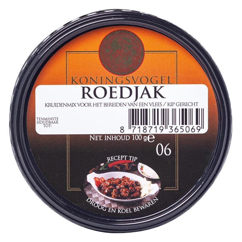 KONINGSVOGEL BOEMBOE ROEDJAK 100 GR.