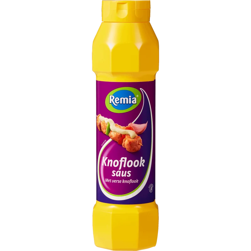 REMIA KNOFLOOKSAUS 800 ML.
