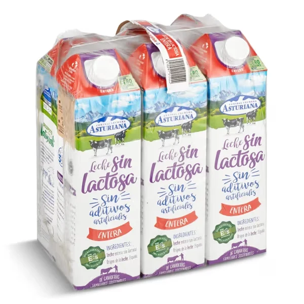 ASTURIANA LECHE ENTERA SIN LACT. 6x1 LTR.