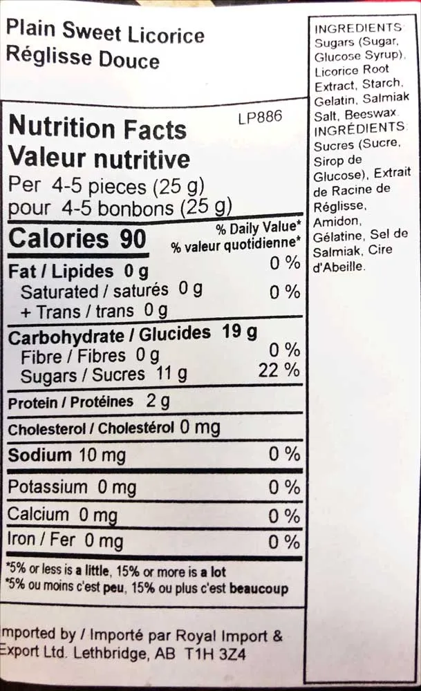 Klene Pure Sweet Licorice 180g