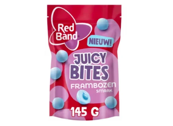 Red Band Raspberry Juicy Bites 145g