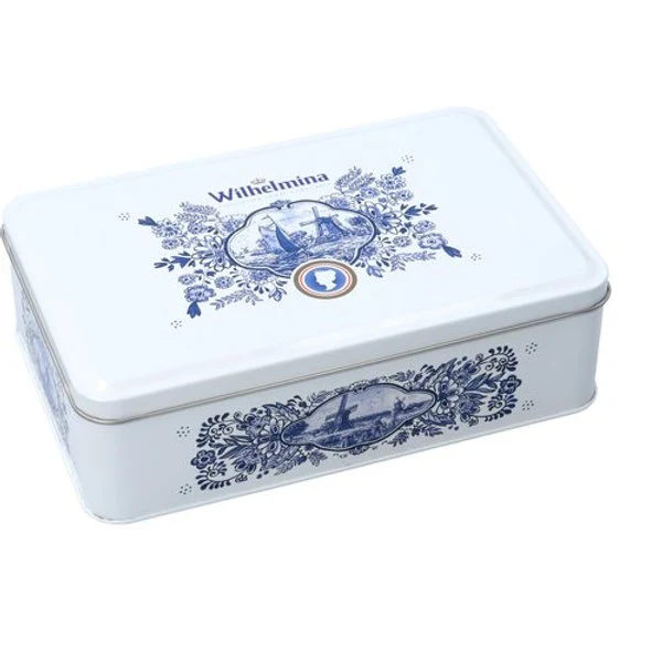Wilhelmina Peppermints DB Rectangle Tin 500g