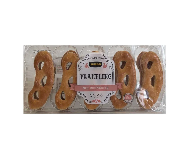 Jumbo Butter Krakelingen (pretzels) 150g