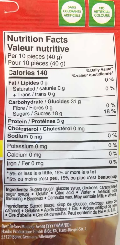 Haribo Happy Colas 175 g