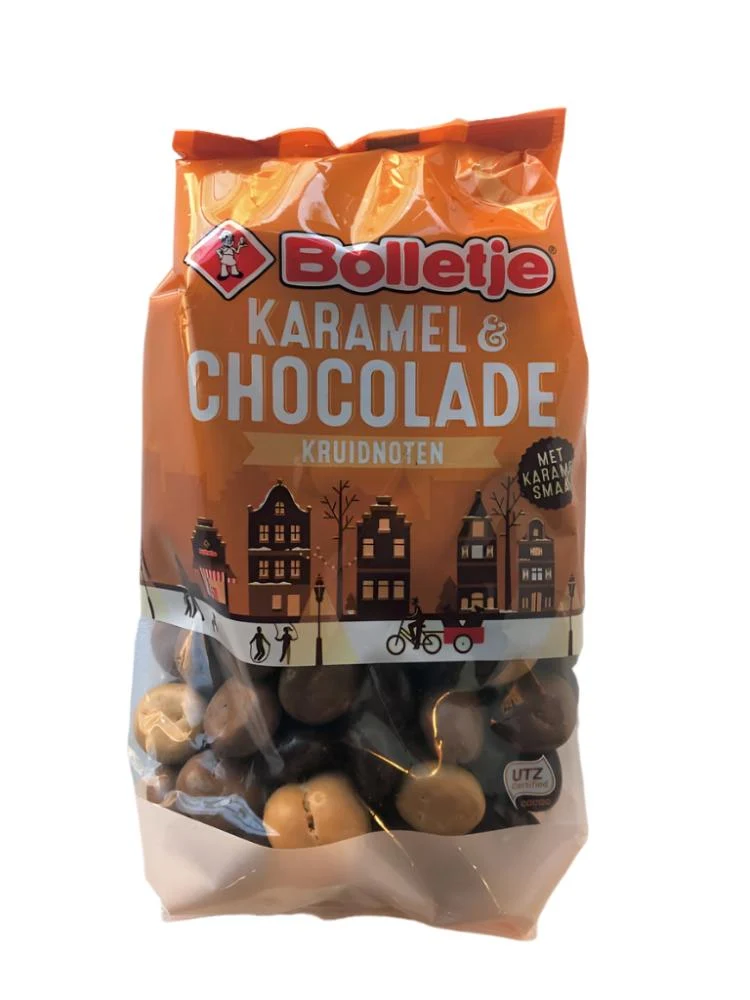 Bolletje Chocolate Caramel Kruidnoten 250g
