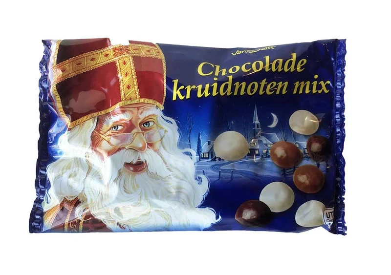 Van Delft Assorted Chocolate Spice Nuts (kruidnoten) 250 g