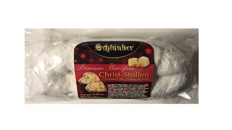 Schluender Marzipan Christmas Stollen 500 g