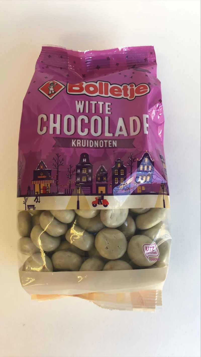 Bolletje White Chocolate Kruidnoten 250g