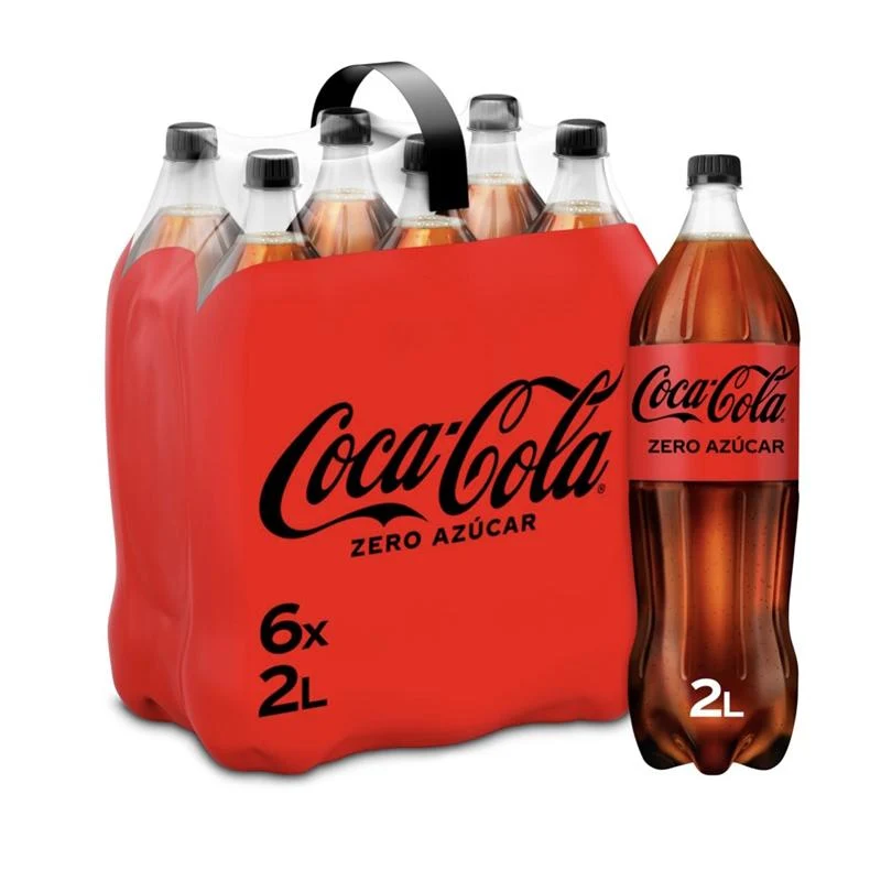 COCA-COLA ZERO PLÁST. 6x2 LTR.