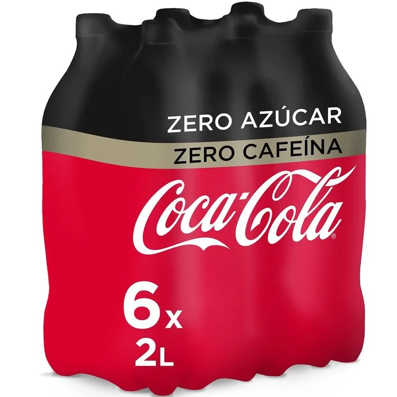 COCA-COLA ZERO ZERO PLÁST. 6x2 LTR.