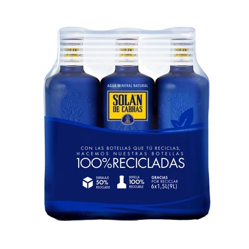 SOLAN DE CABRAS PLÁST. 6x1,5 LTR.
