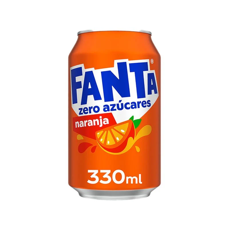 FANTA NARANJA ZERO LATA 24x33 CL.