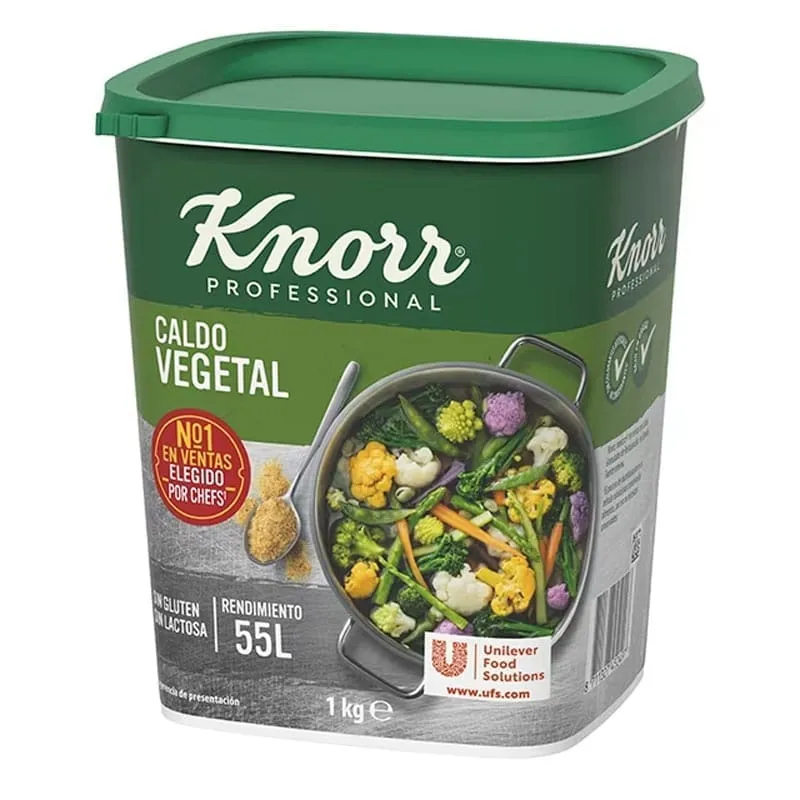 KNORR CALDO VEGETAL BOTE 1 KG.