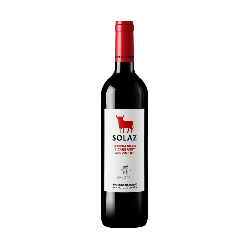 SOLAZ VINO TINTO 75 CL.