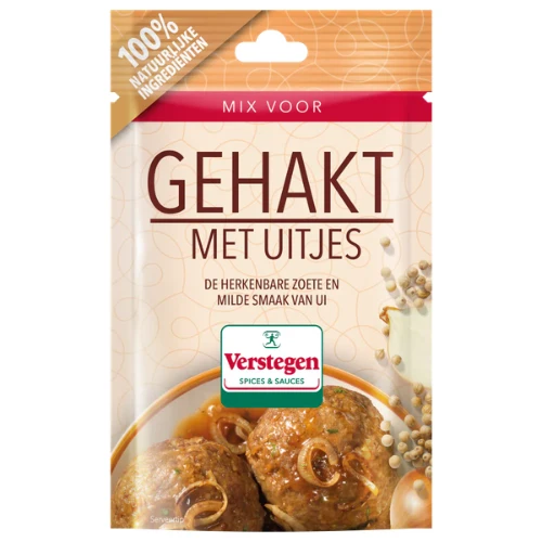 Verstegen gehakt uitjes paneermeel 40gr