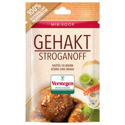 Verstegen gehakt stroganoff paneermeel 40gr