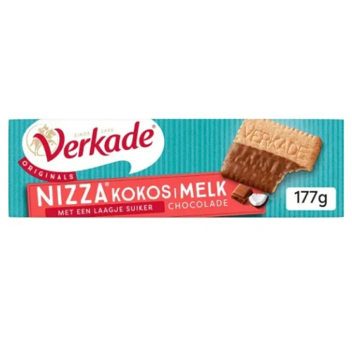 Verkade nizza kokos melk choco 177 gr