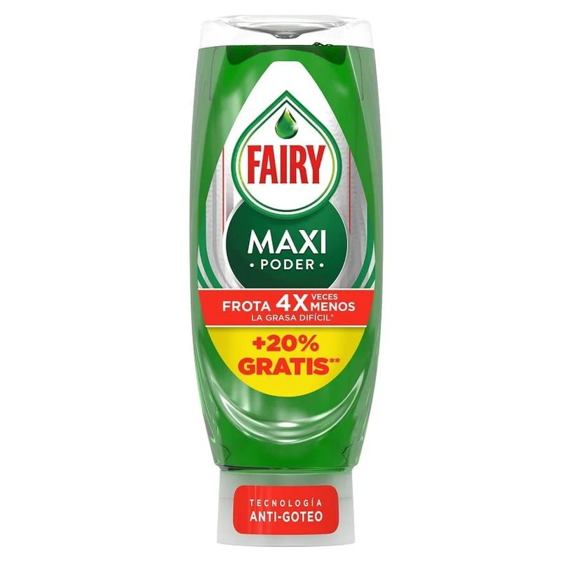 FAIRY VAJILLAS MAXIPODER 370 + 80 ML.