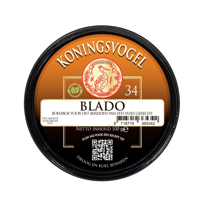 KONINGSVOGEL BOEMBOE BLADO 100 GR.