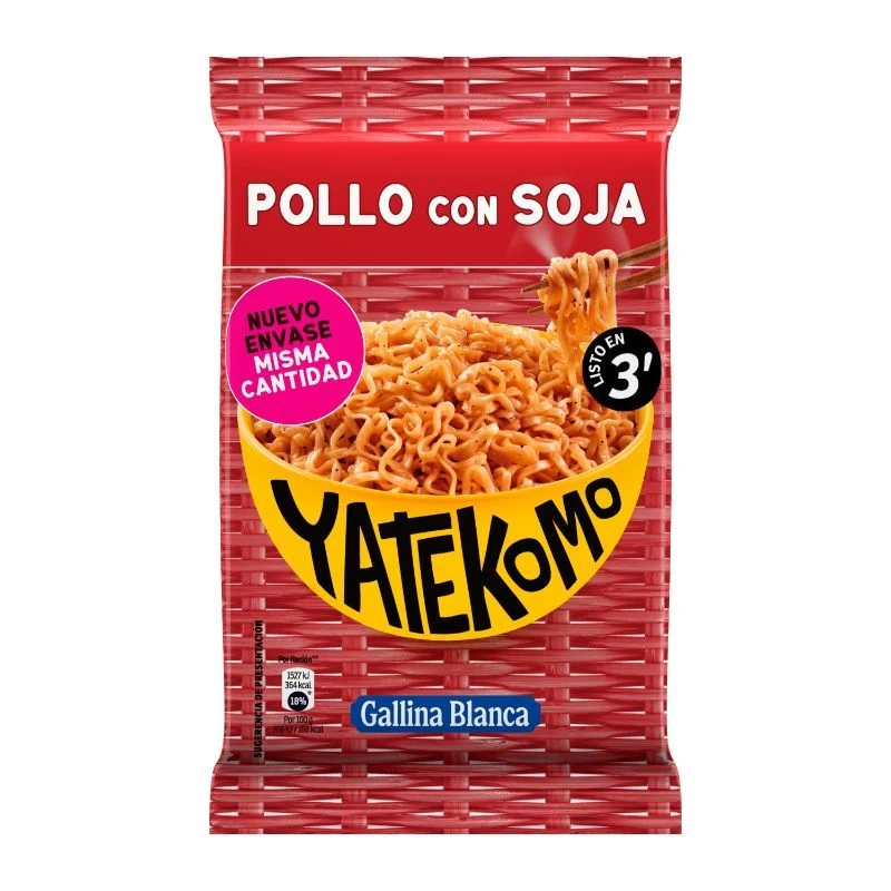 YATEKOMO POLLO SOJA 82 GR.