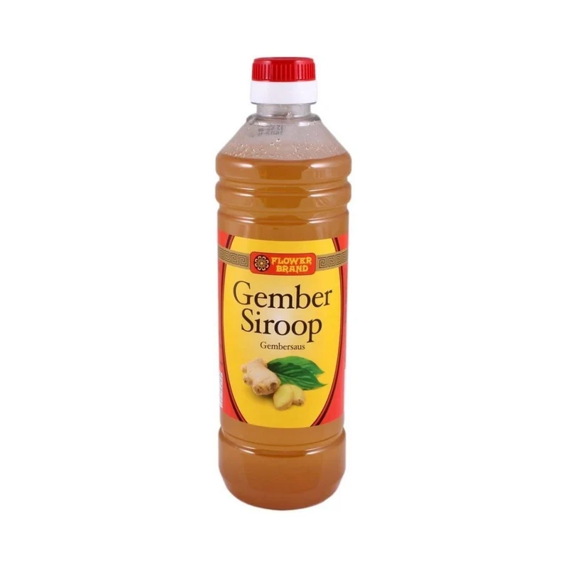 FLOWER BRAND GEMBERSIROOP 500 ML.