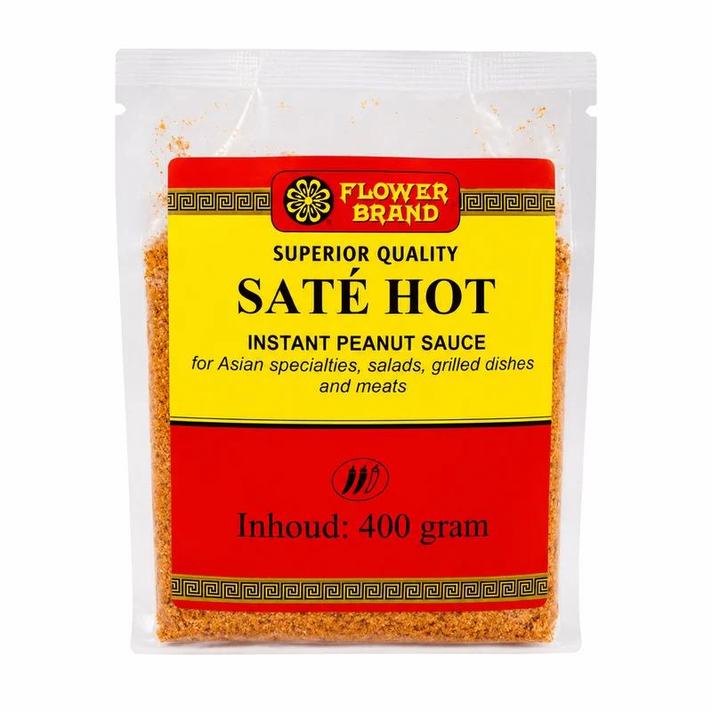 FLOWER BRAND SATÉ HOT ZAK 400 GR.
