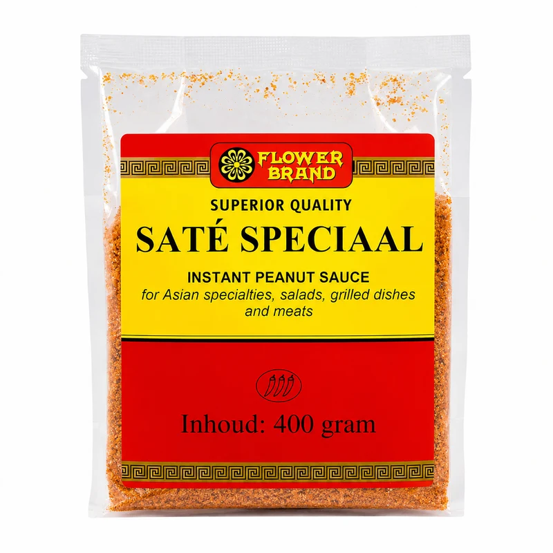 FLOWER BRAND SATÉ SPECIAAL ZAK 400 GR.